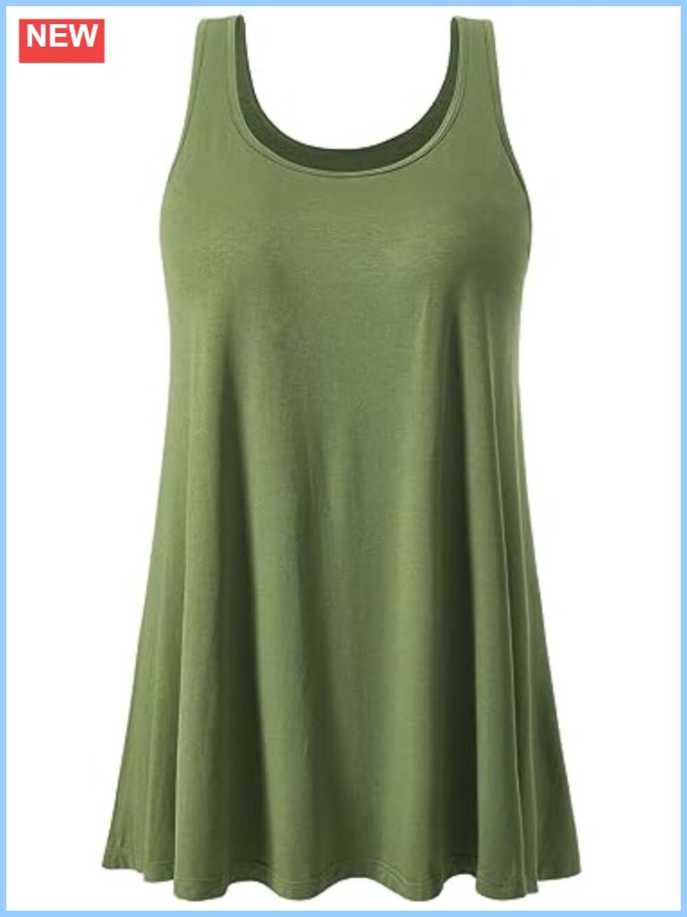 Women's Tank Top with Built Bra Loose Fit Pleated Cami Modal Spandex
